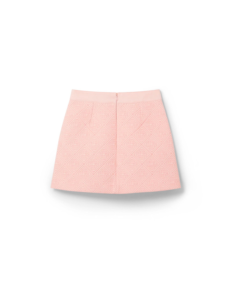 CASABLANCA Monogram Quilted Skirt outlook