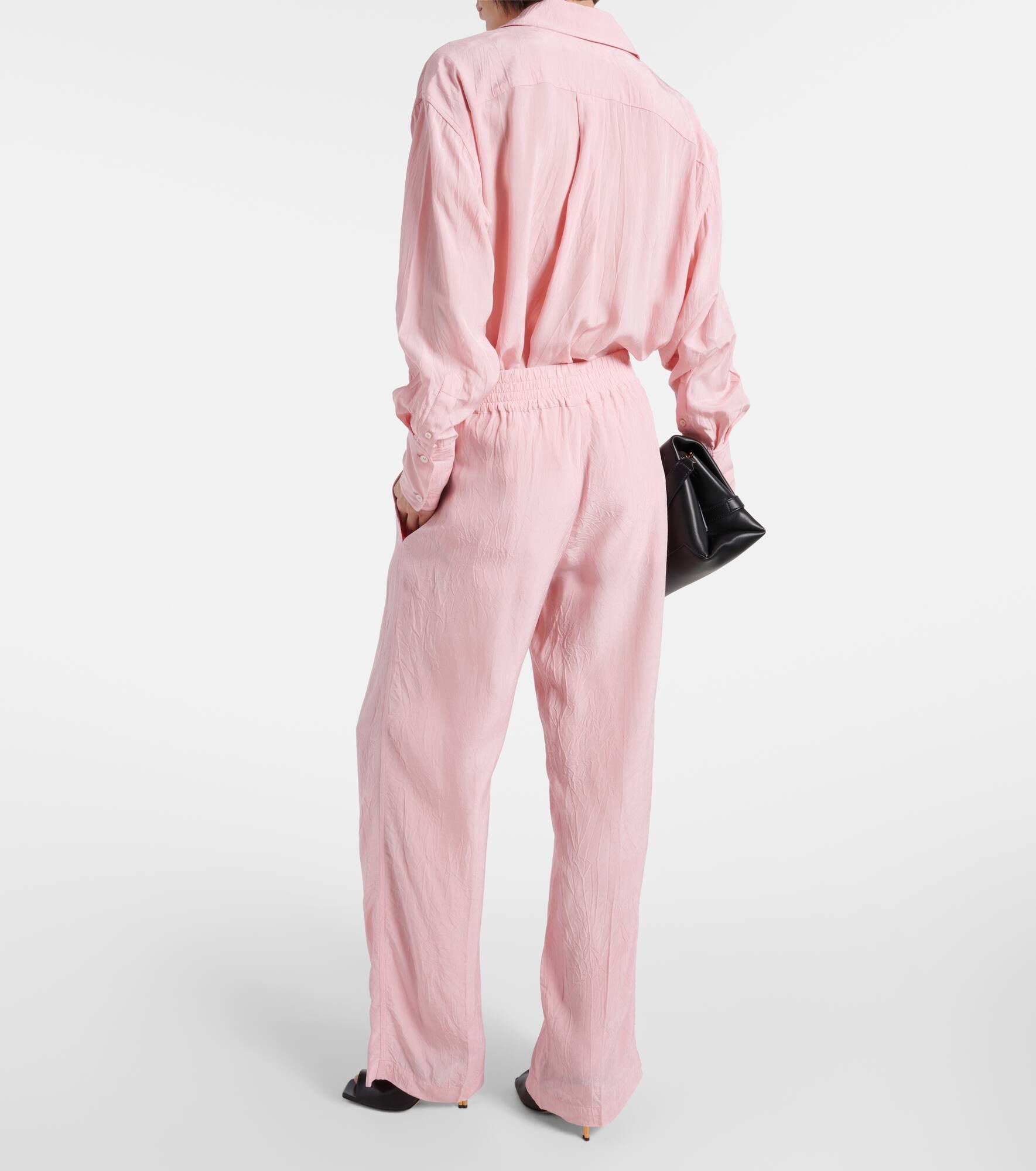 High-rise wide-leg pants - 3
