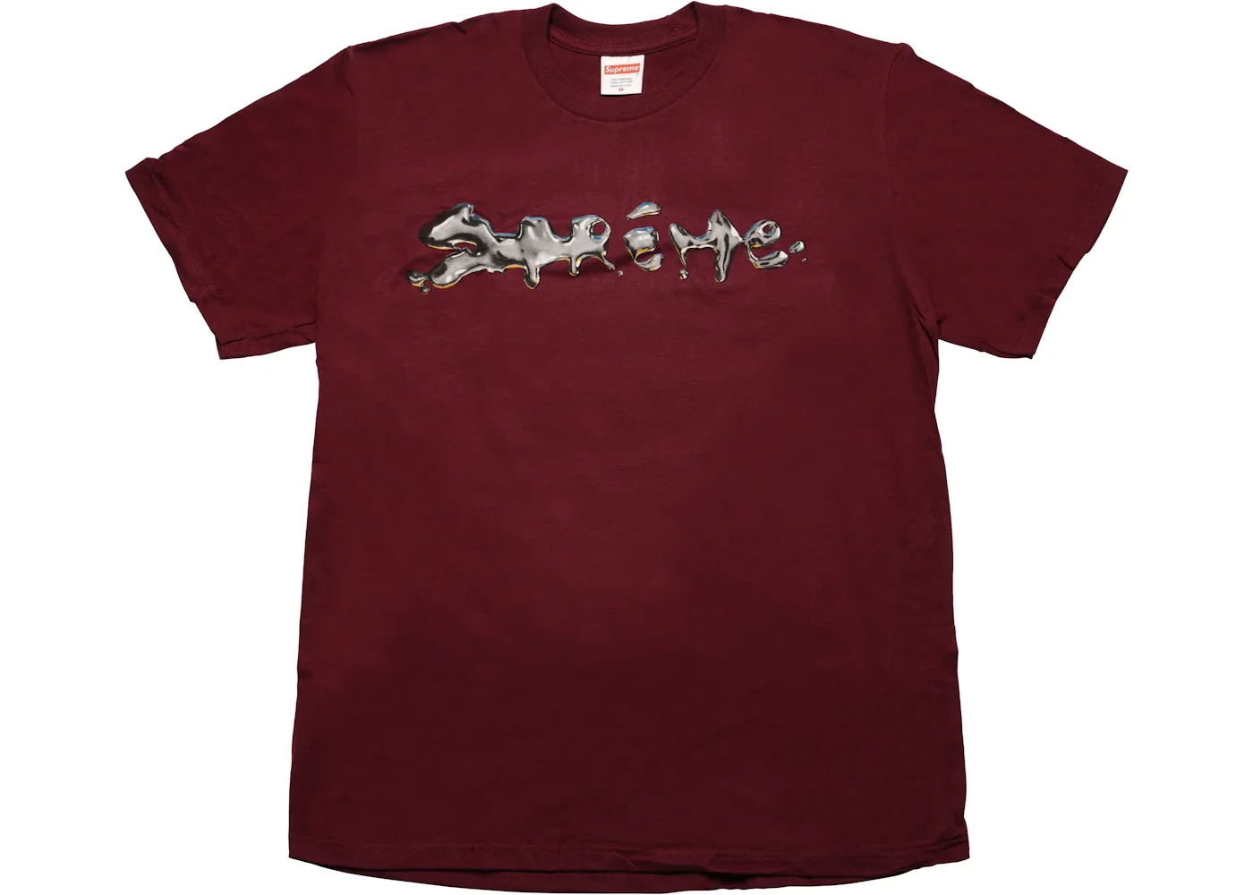 Supreme Liquid Tee Burgundy - 1