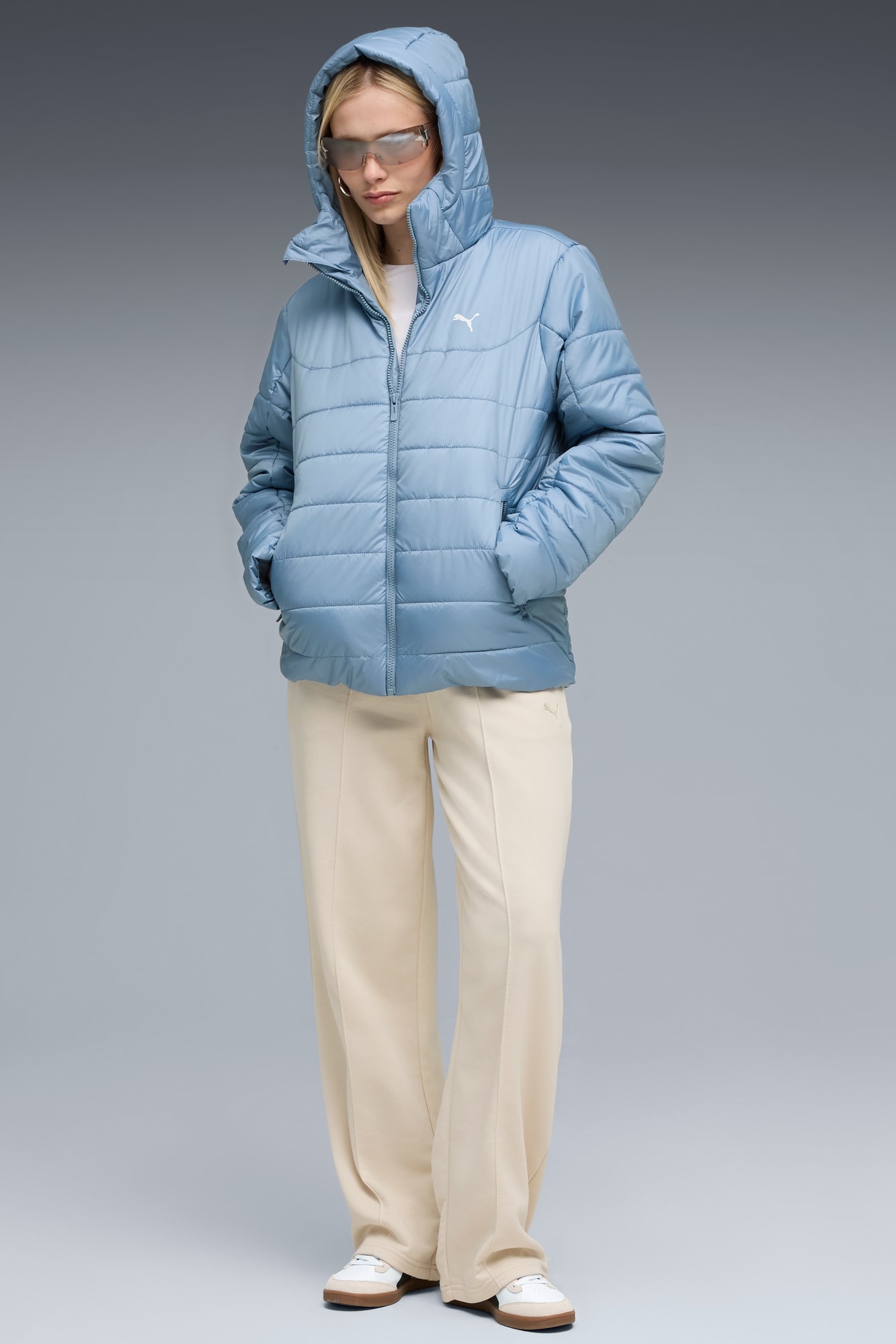 ESS Hooded Padded Jacket Women - 5