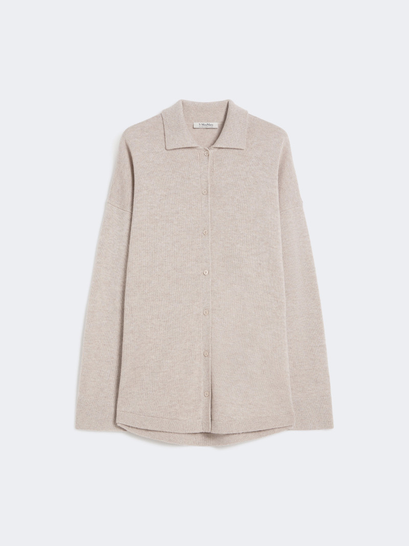 GATTI Wool and cashmere cardigan - BEIGE 1