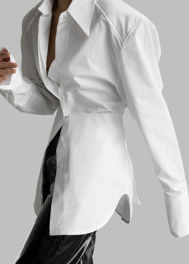 Bec Padded Shirt - White 1