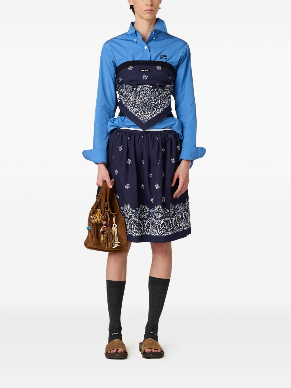 poplin bandana top - 2