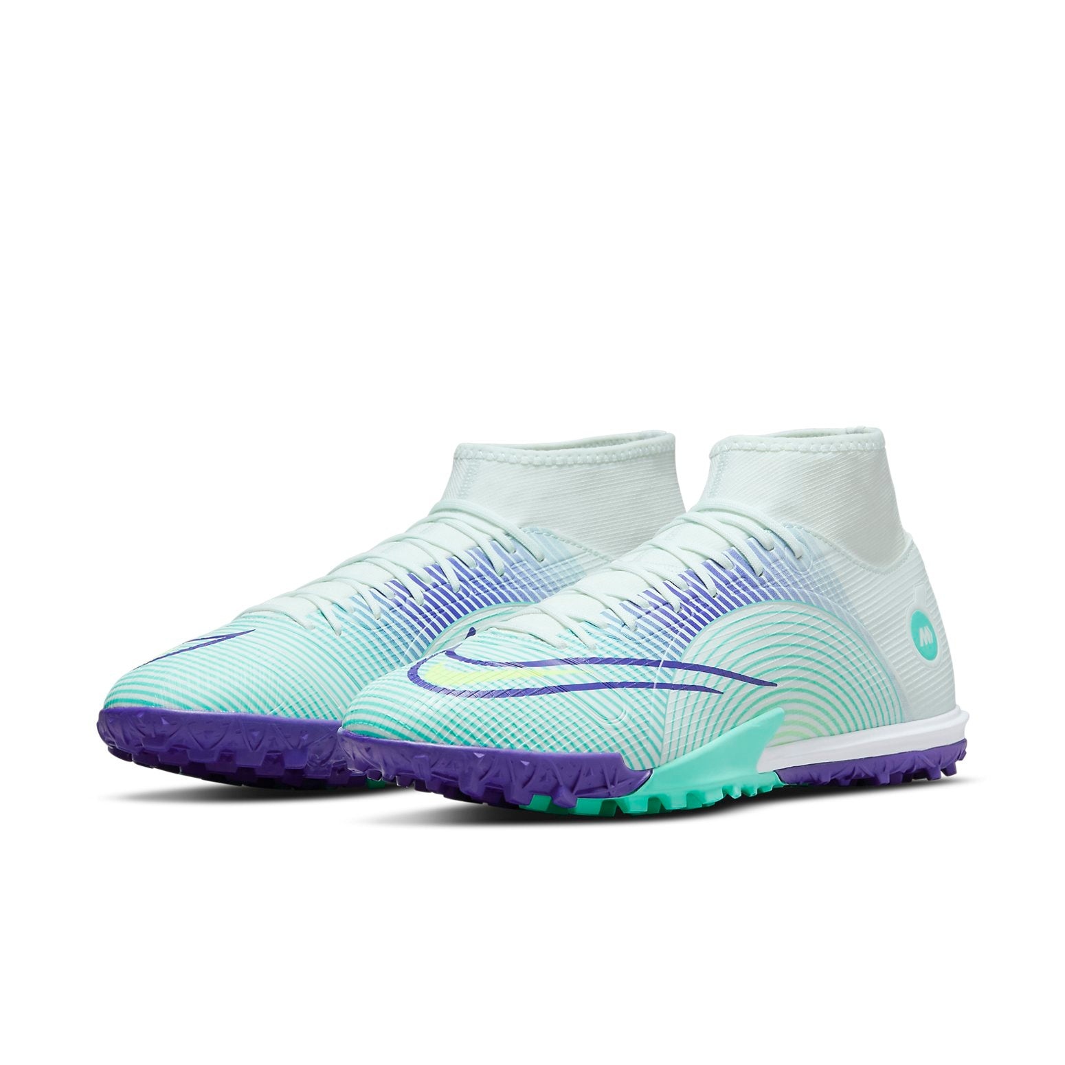 Nike Mercurial Superfly 8 Academy Dream Speed TF Turf 'White Teal Purple' DN3789-375 - 3