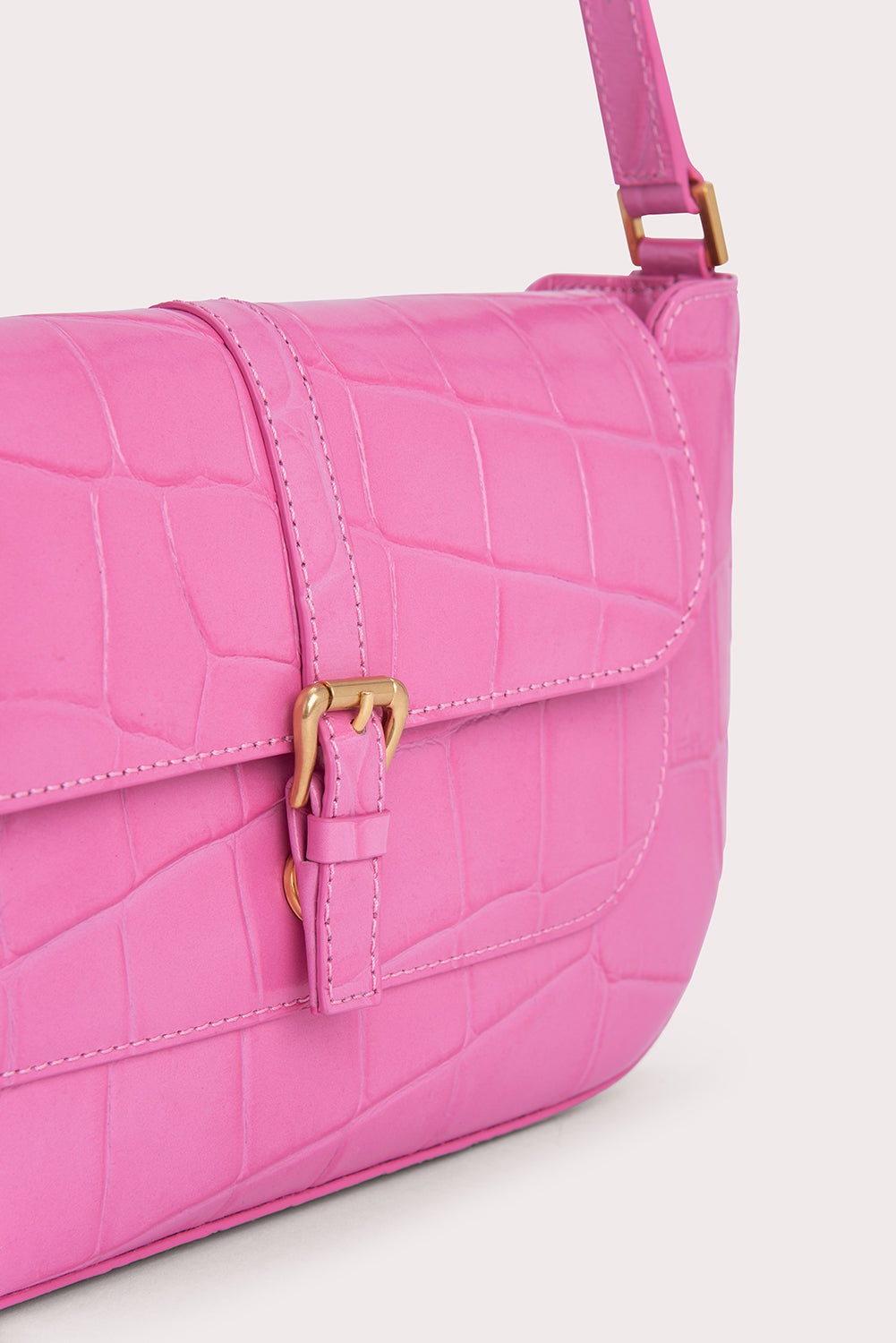 Miranda Lipstick Maxi Croco Embossed Leather - 4