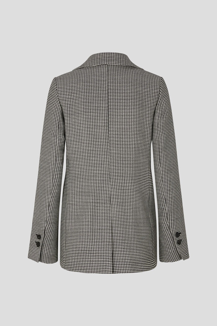 Svea New wool blazer in Black/White - 2
