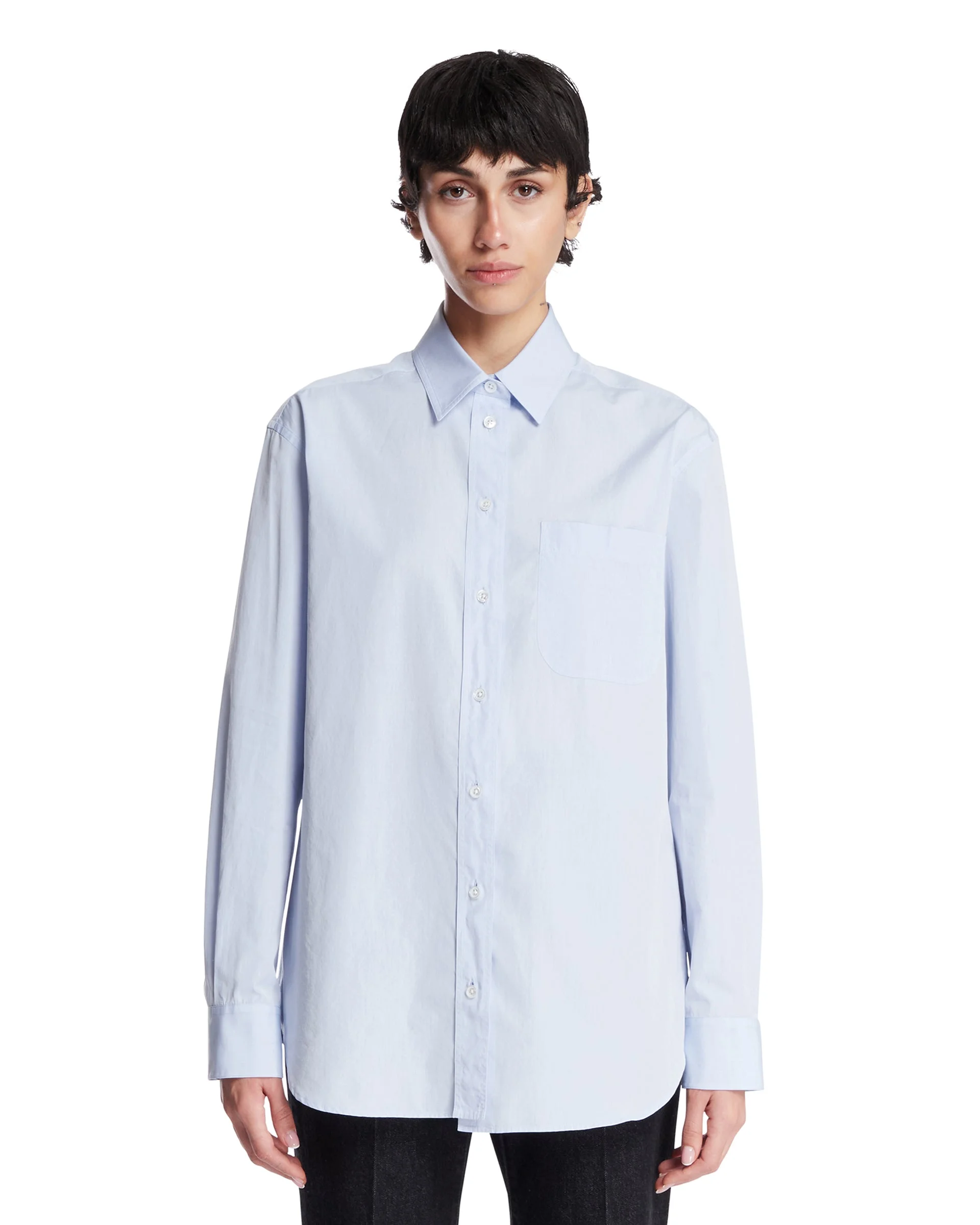 Light Blue Gavina Cotton Shirt - 1