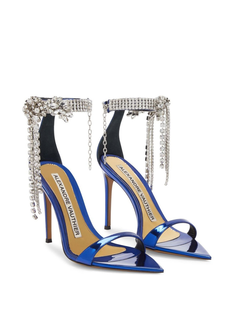 ALEXANDRE VAUTHIER 105mm rhinestone-embellished sandals outlook