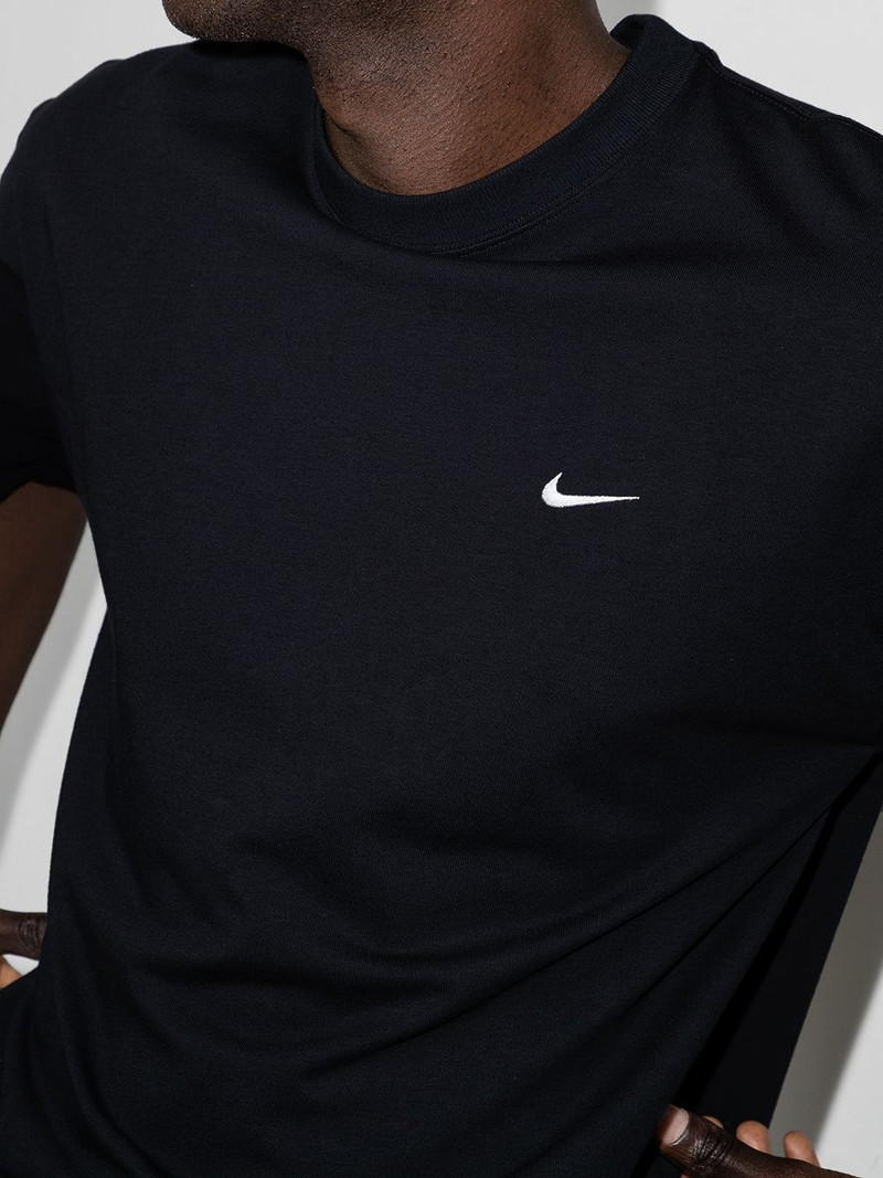 Swoosh logo cotton T-shirt 4