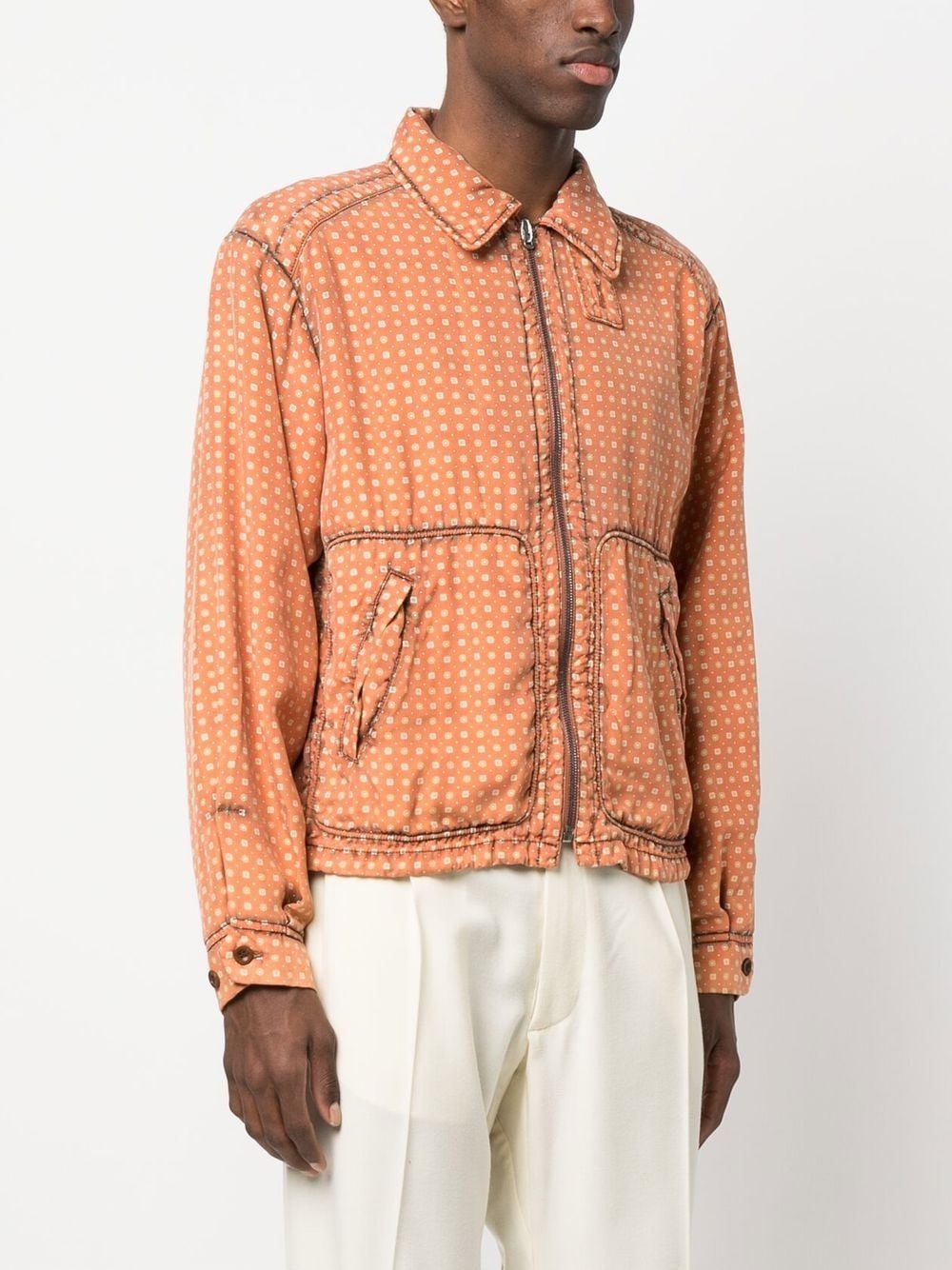 zip-up shirt jacket - 5