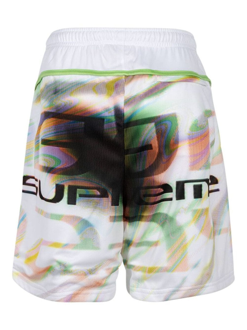 Supreme Feedback Soccer "White" track shorts outlook