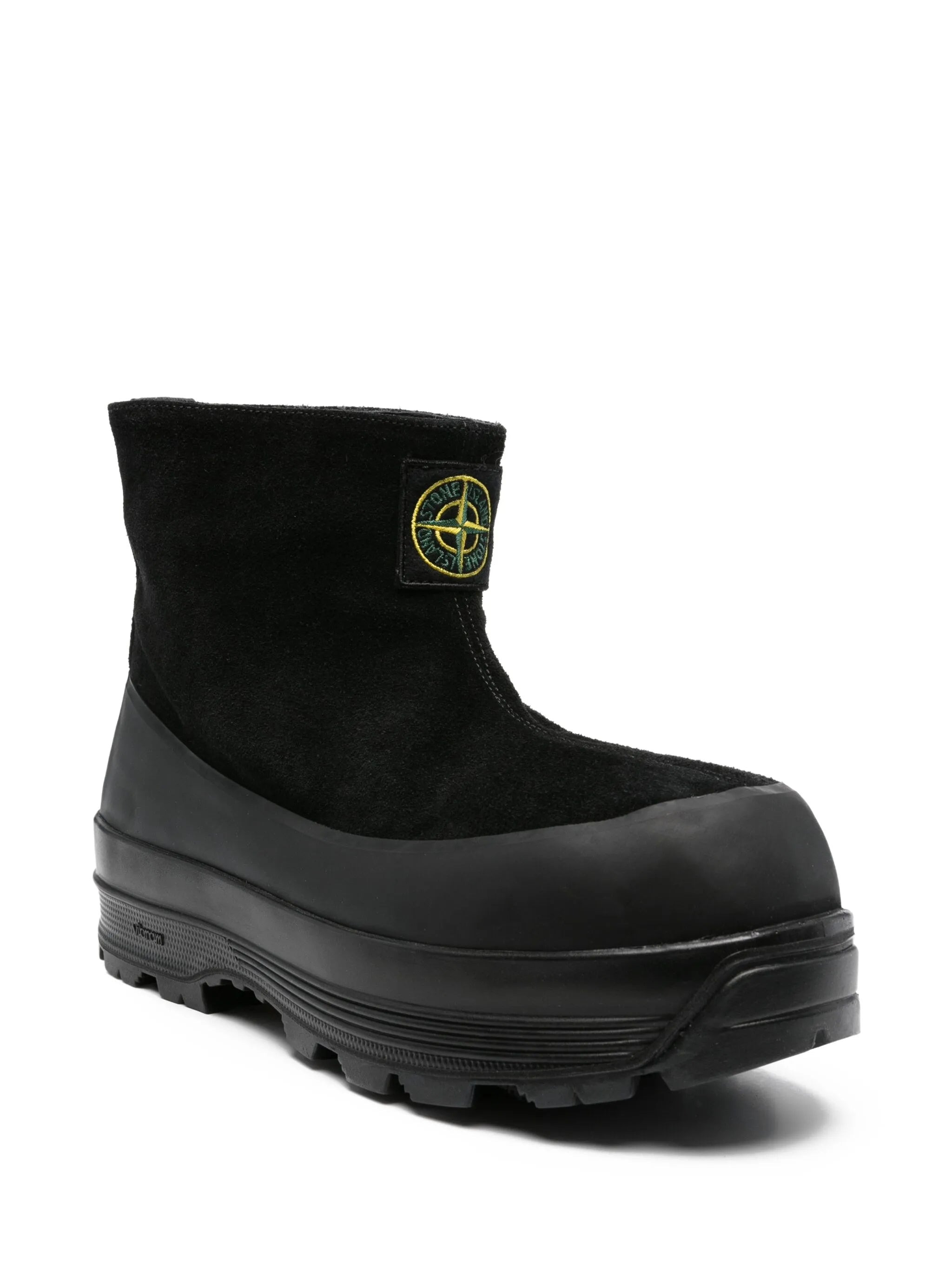 Stone Island Compass-motif Panelled Boots - 4