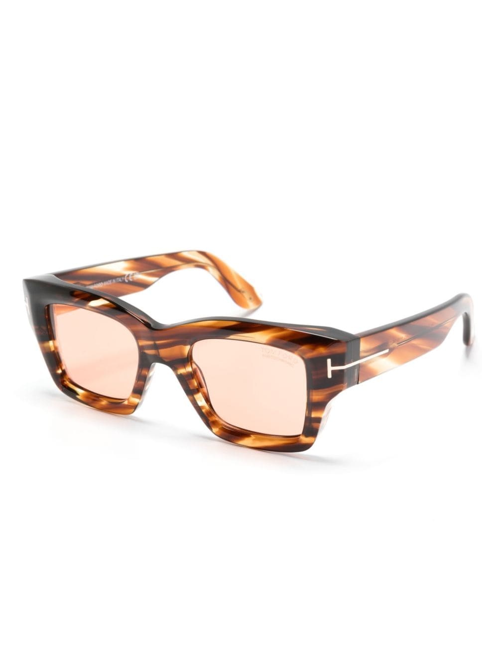 T-hinge oversize sunglasses - 2