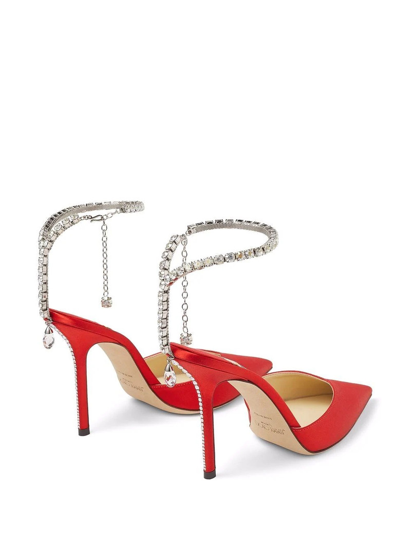 Saeda crystal-embellished pumps 3