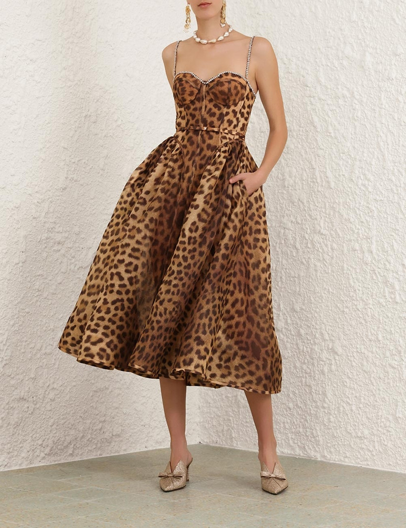 CRUSH PANELLED MIDI DRESS 7