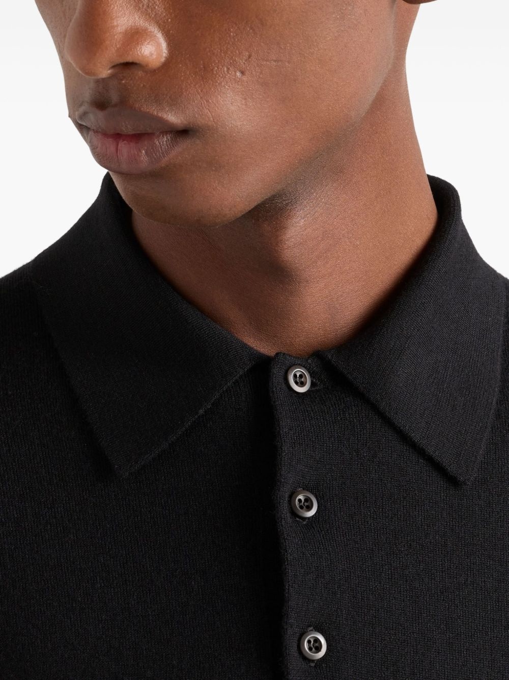 fine-knit polo shirt - 5