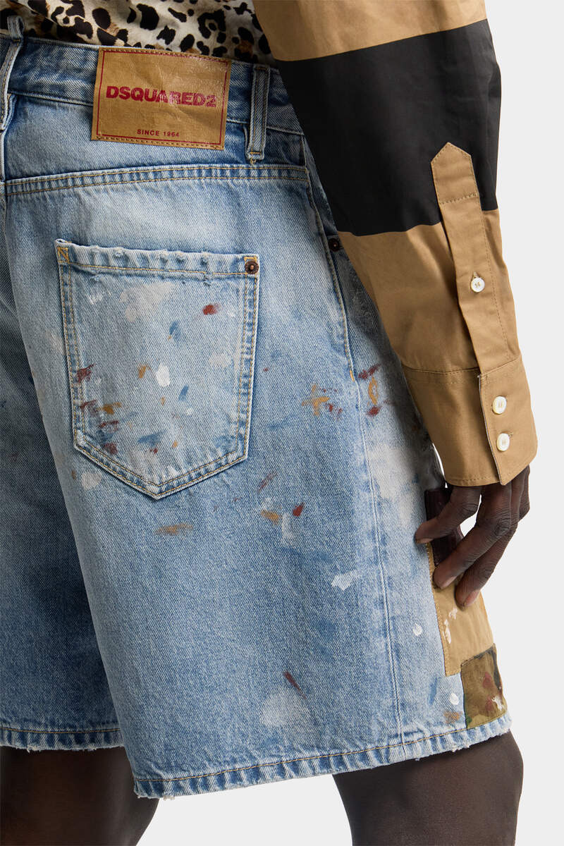 MEDIUM WASH BOXER SHORTS 6