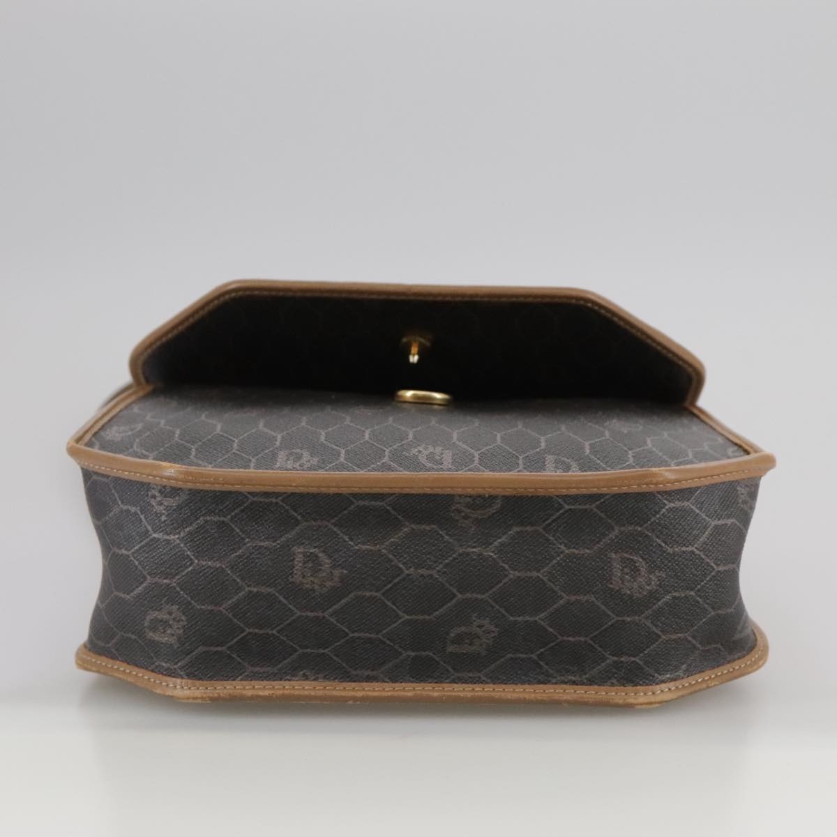 DIOR Honeycomb Canvas Hand Bag Black - 5