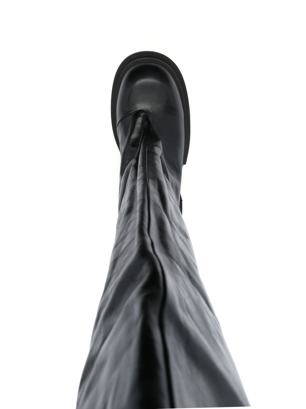Bogun 78mm leather flared boots - 4