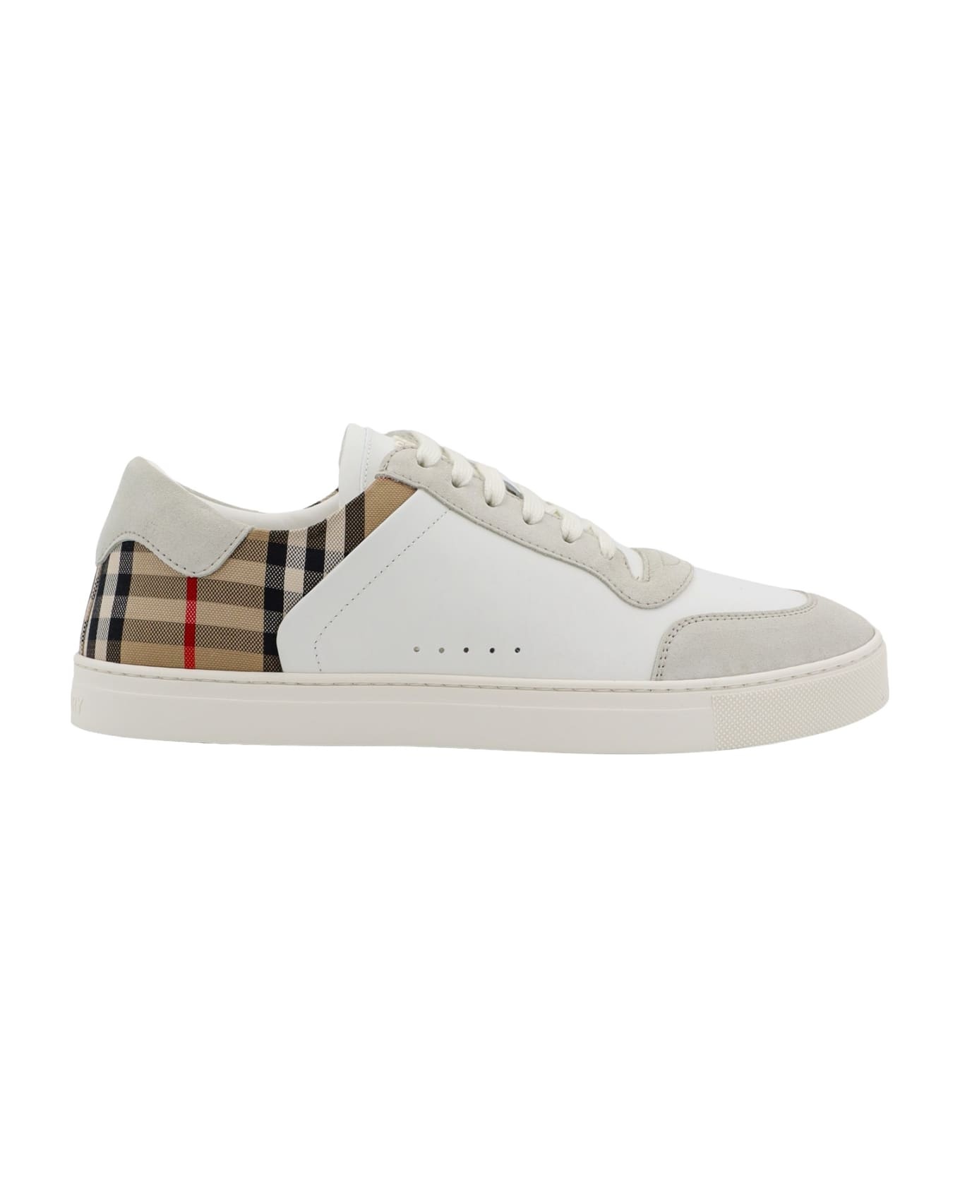 Multicolor Suede And Leather Sneakers - 1