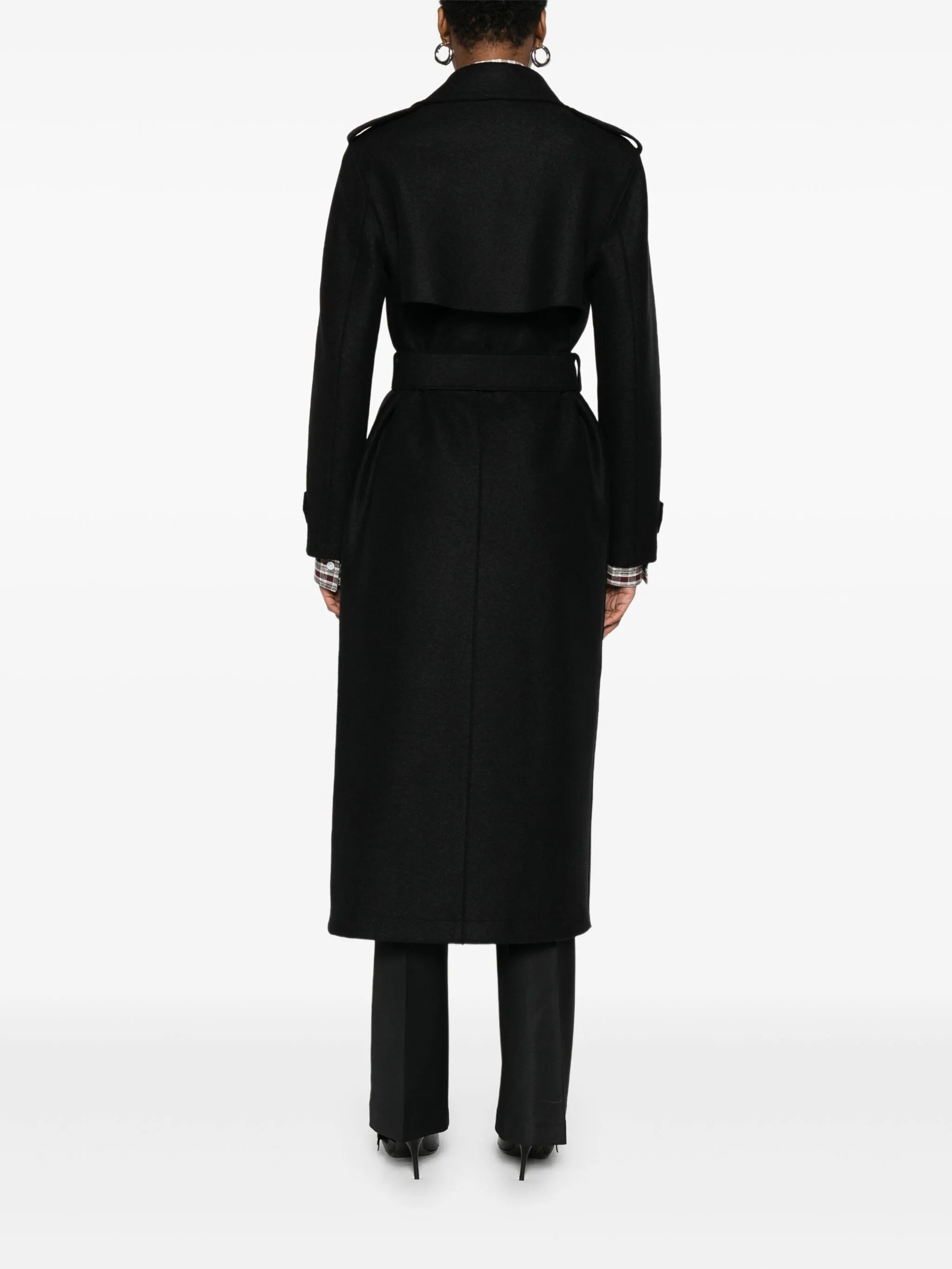 Harris Wharf London Belted Coat - 5