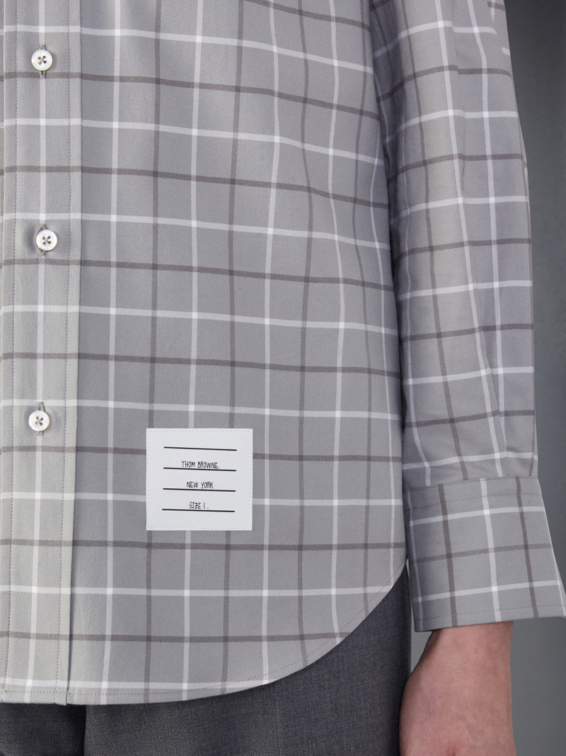 Check Cotton Flannel Armband Shirt 6