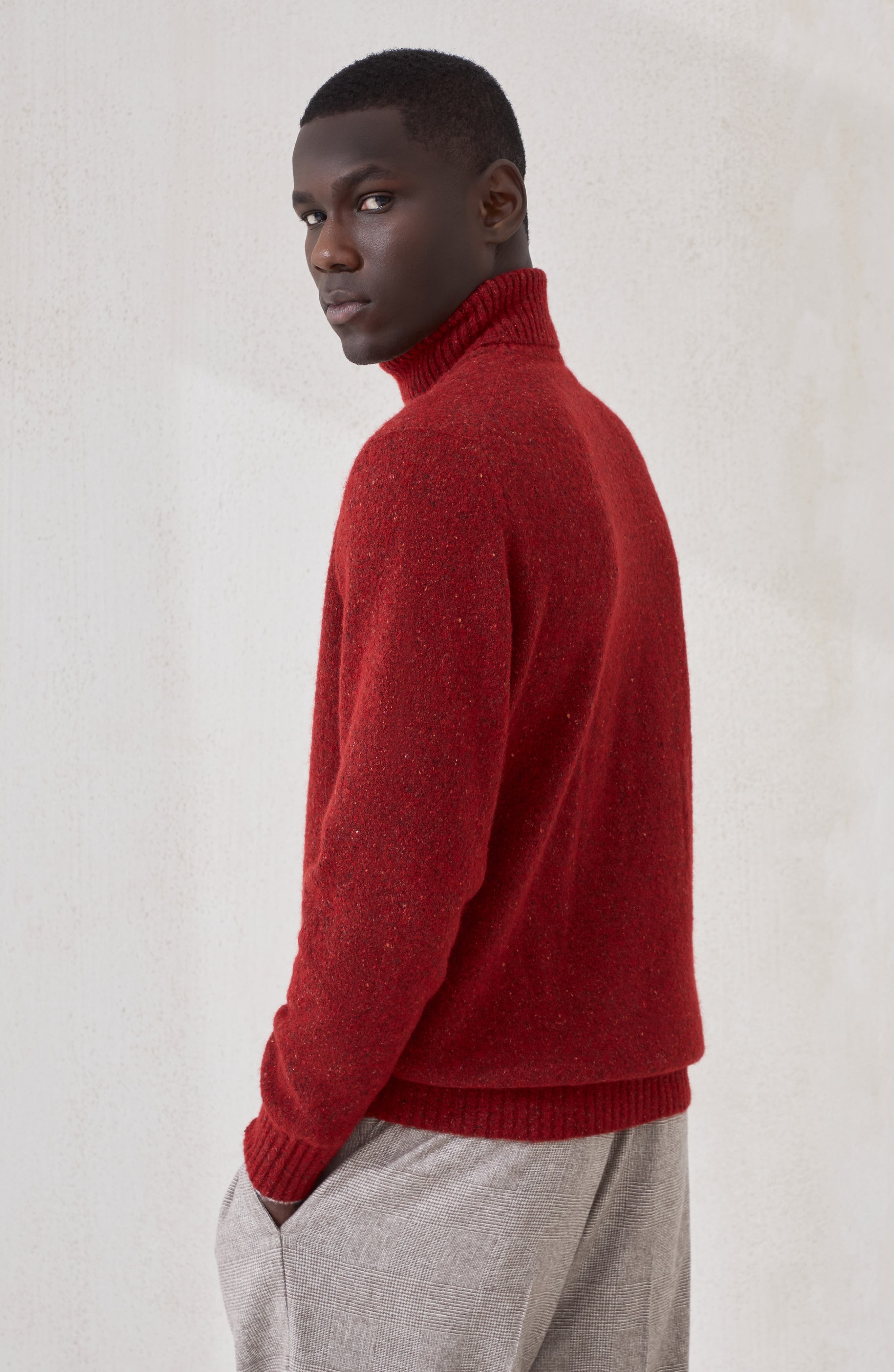 Brunello Cucinelli Knop sweater in Purple-Red at Nordstrom - 3