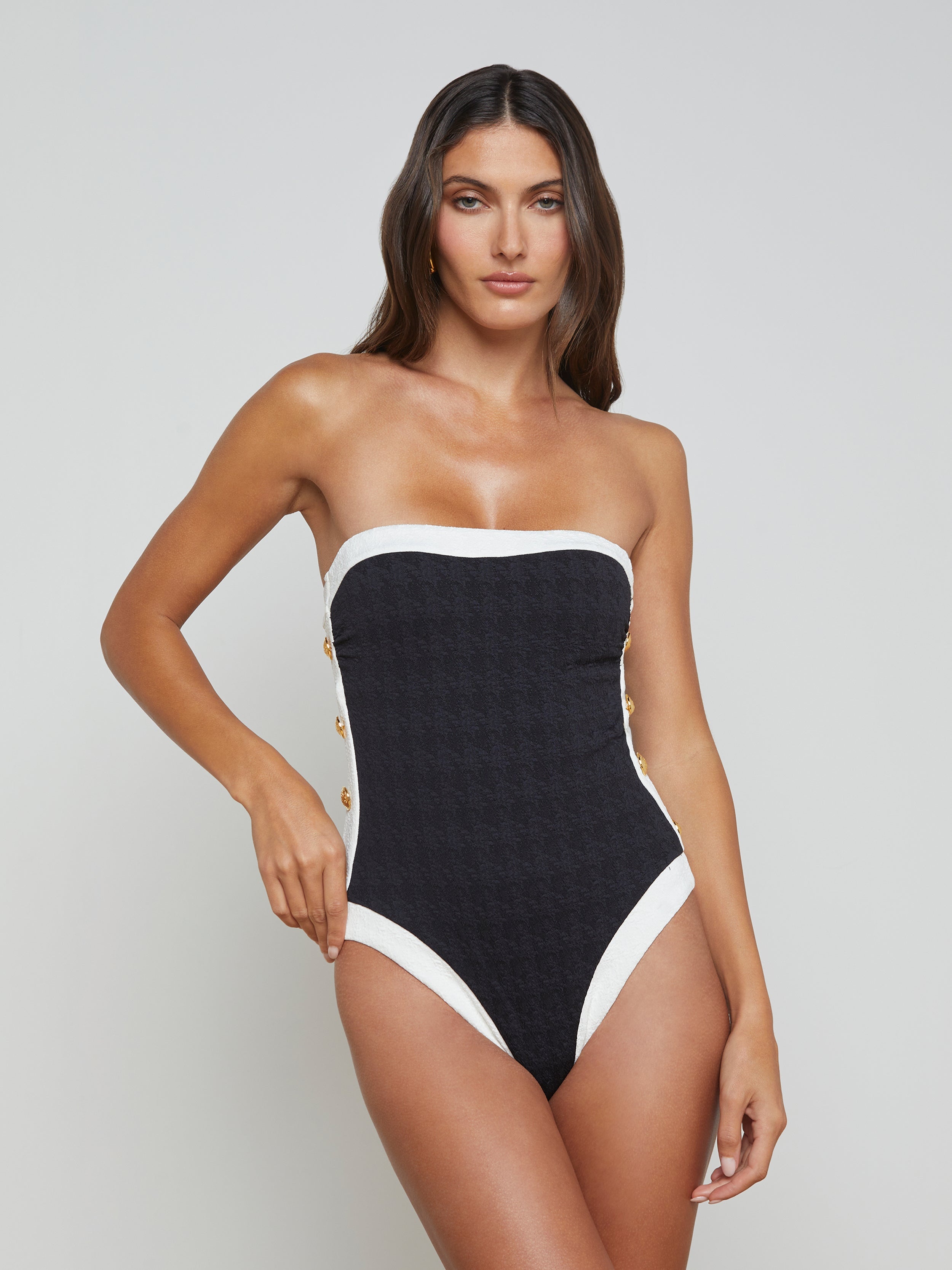 Tory Bandeau One-Piece Swimsuit - 7