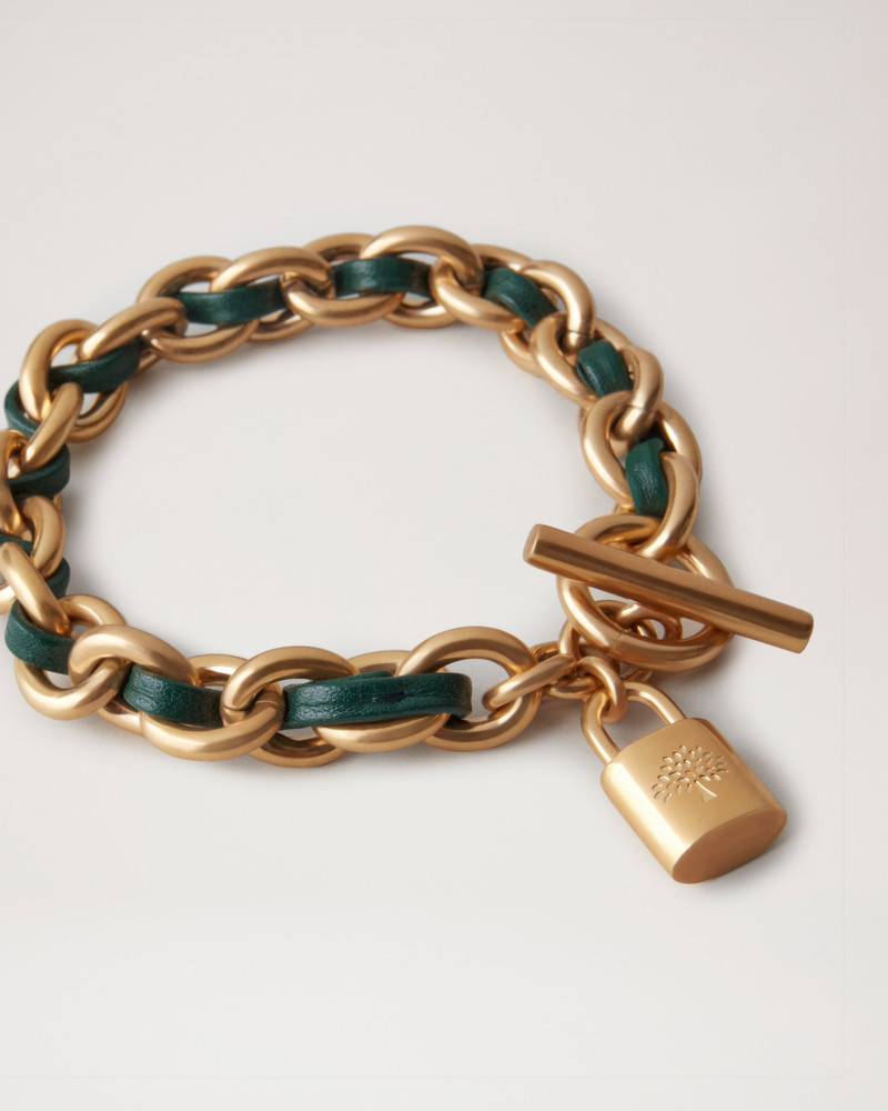 Mulberry Lily Leather Chain Bracelet
Mulberry Green Leather & Metal outlook