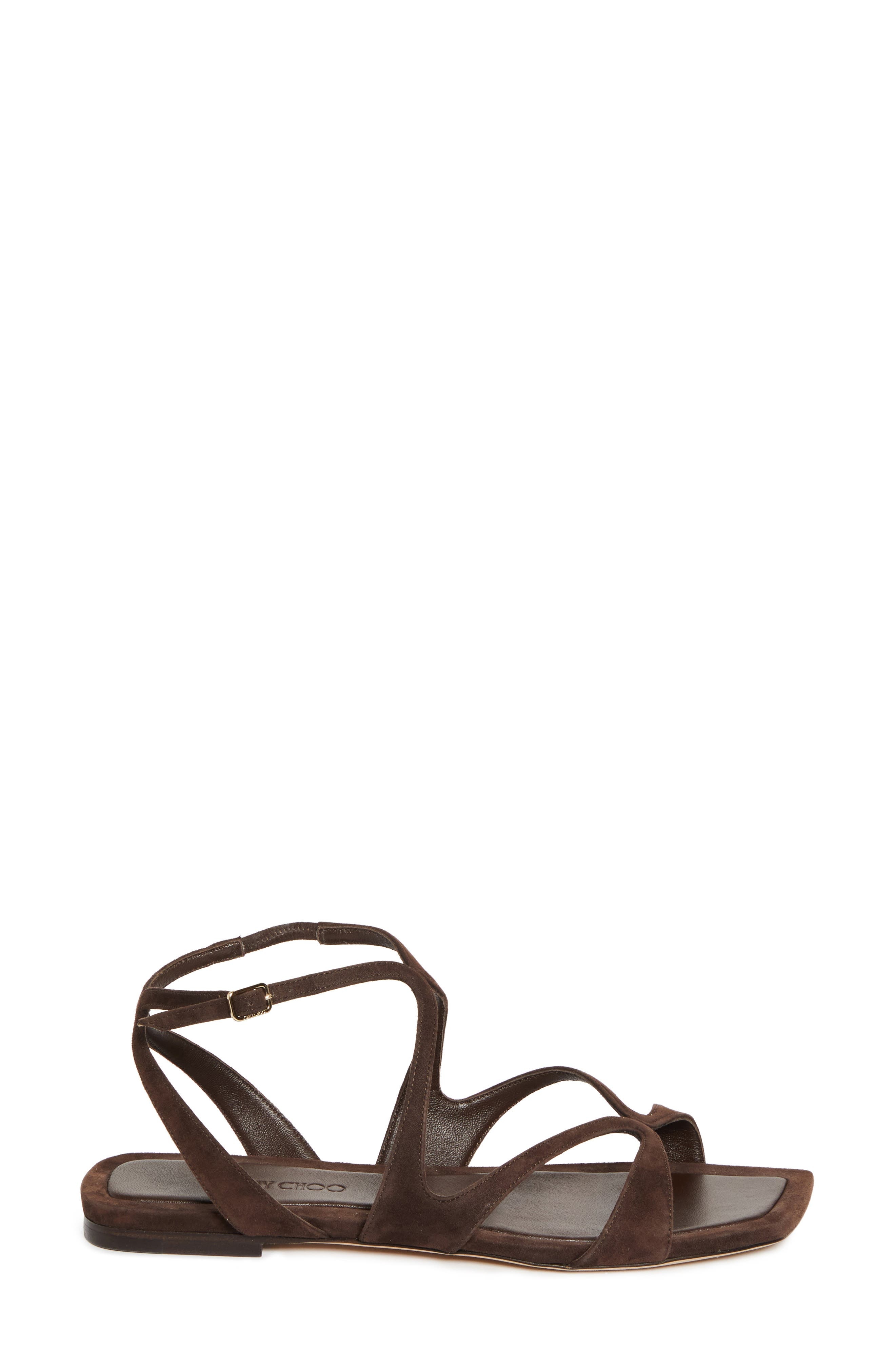 Jimmy Choo Ayla Sandal in Chocolate at Nordstrom - 3