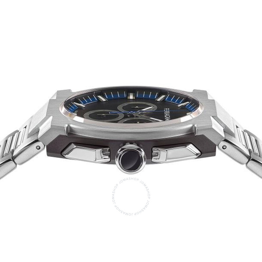 Ferragamo Edge Chronograph Quartz Black Dial Men's Watch SFK200223 - 2