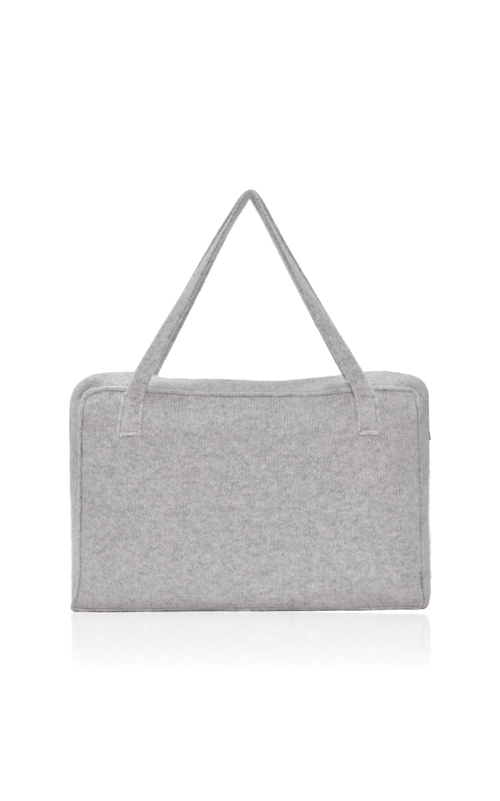 Atlas Large Cashmere Duffle Bag grey - 4