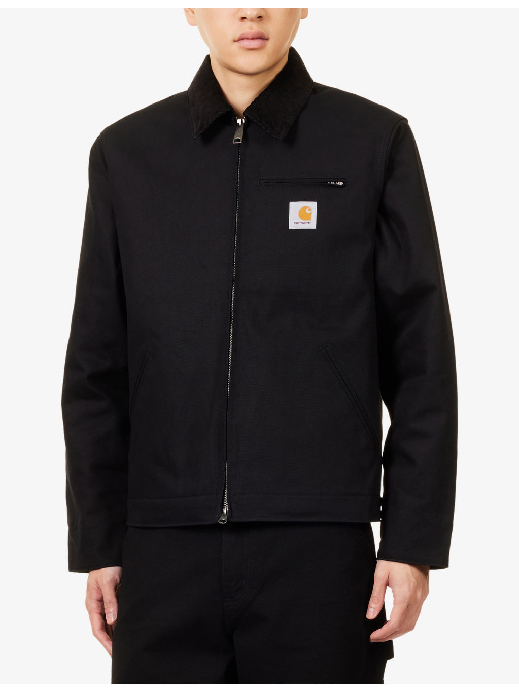 Detroit Logo-Patch Cotton Jacket - 3