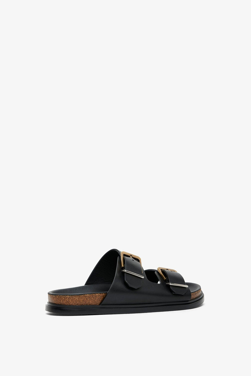 The Row Buckle black slides outlook