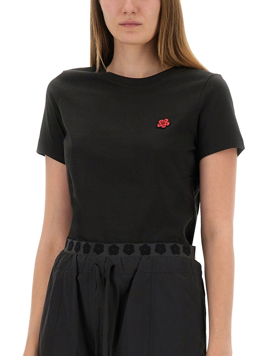"Boke Flower" Cotton T-Shirt - 4