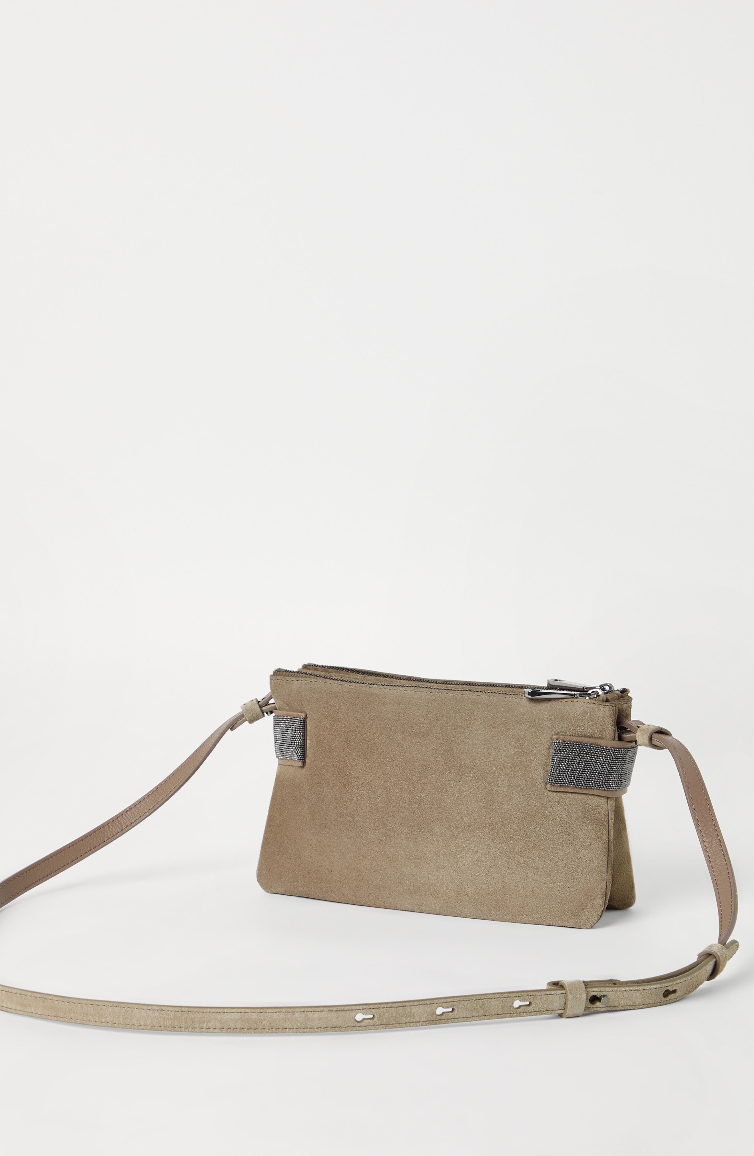 Brunello Cucinelli Essence mini shoulder bag in Warm Beige at Nordstrom - 3