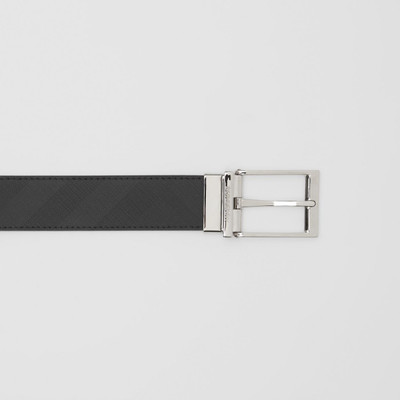 Burberry Reversible London Check and Leather Belt outlook