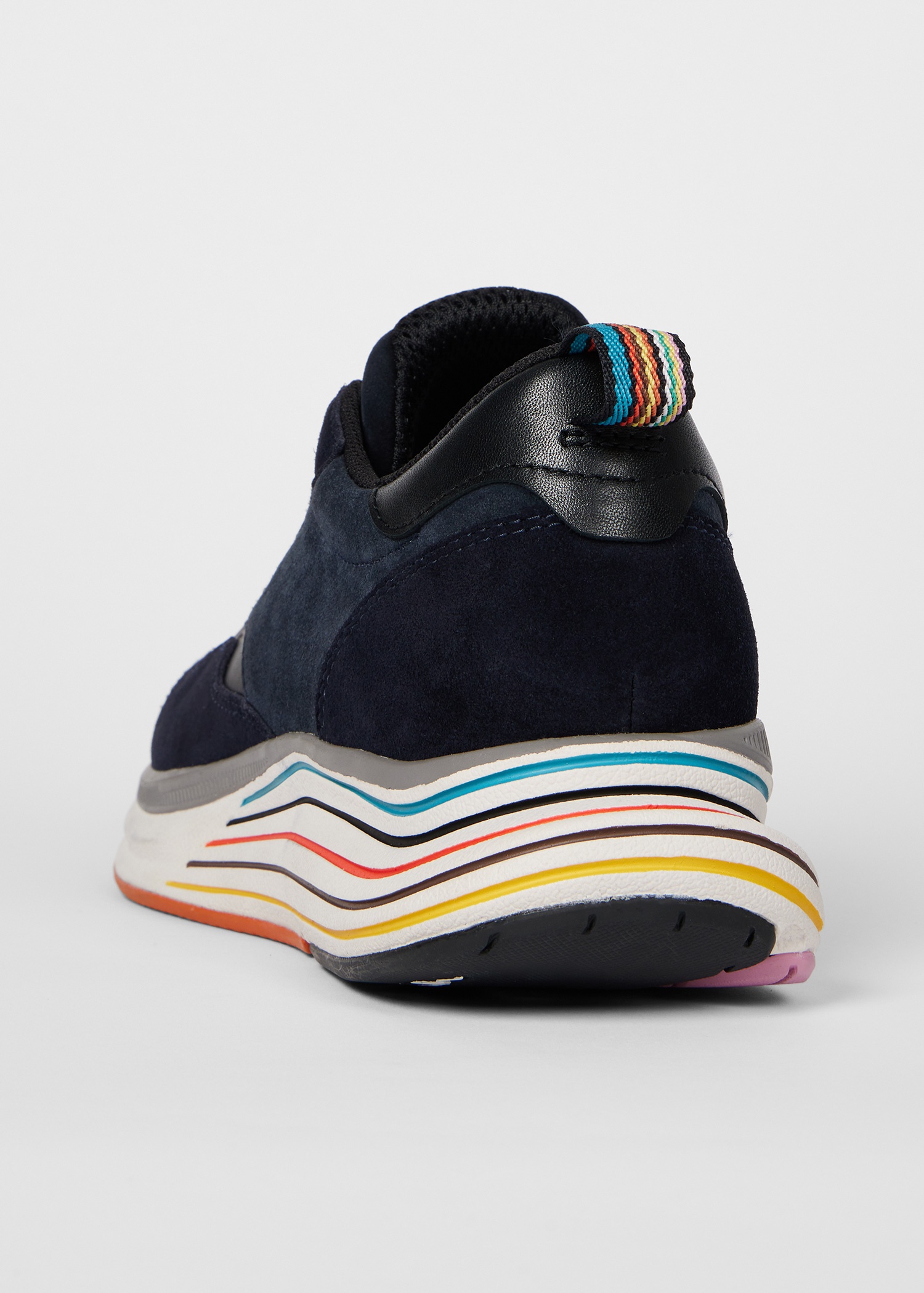 Navy Suede 'Koto' Trainers - 5