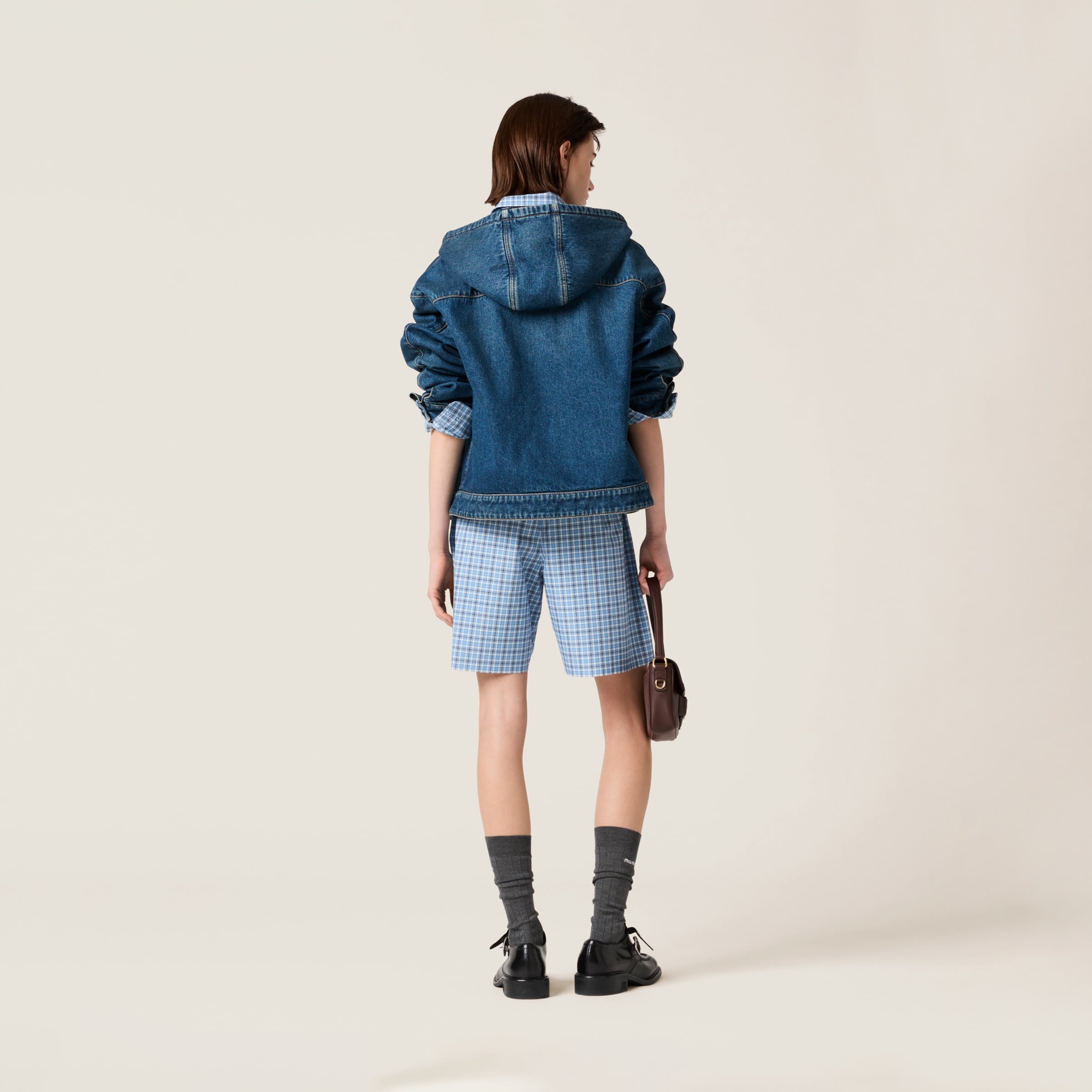 Denim hoodie jacket - 3