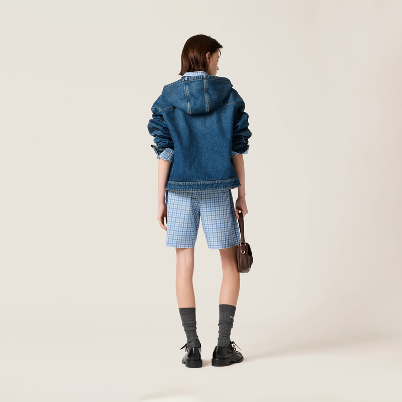 Denim hoodie jacket 3