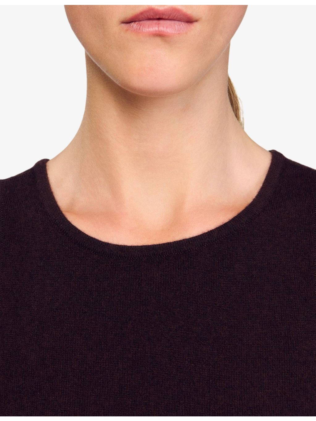 Round-Neck Sleeveless Wool And Cashmere Jumper - 5