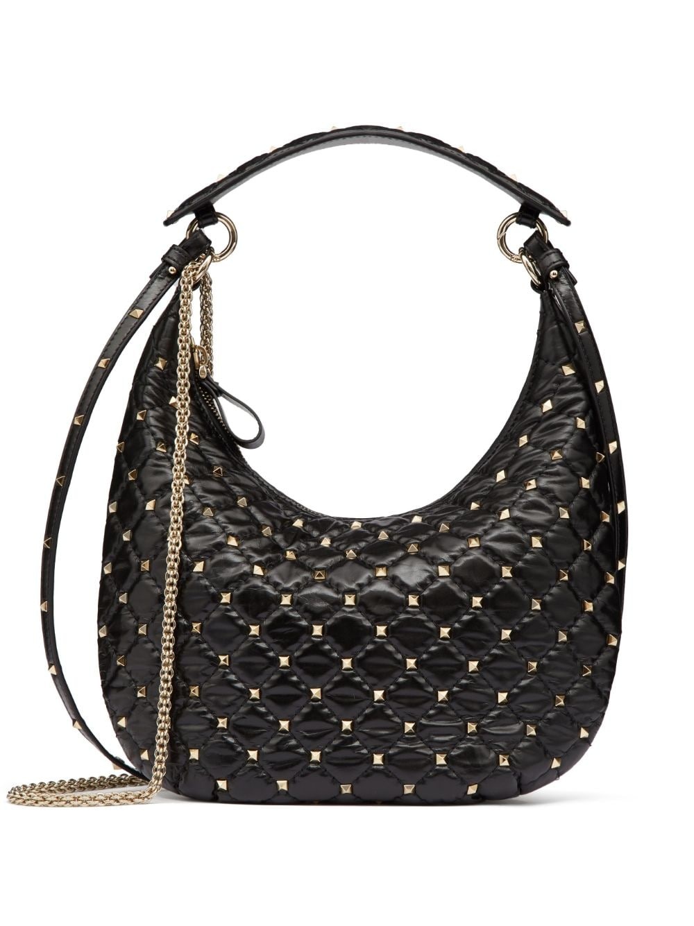 Rockstud Spike lambskin shoulder bag - 1