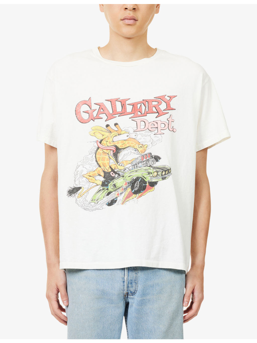 Printed Crewneck Cotton-Jersey T-Shirt - 3