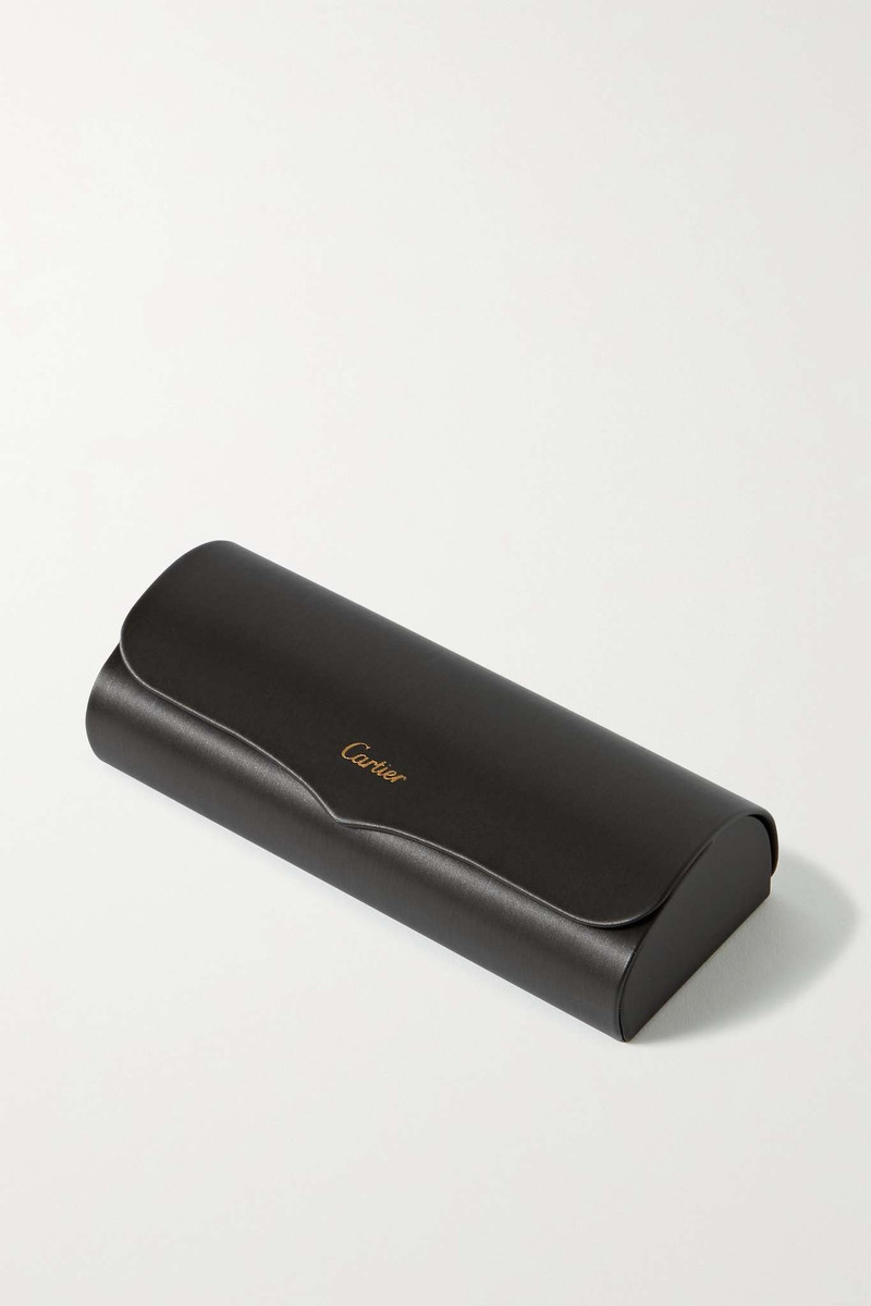 Panthère de Cartier hexagon-frame gold-tone sunglasses 5