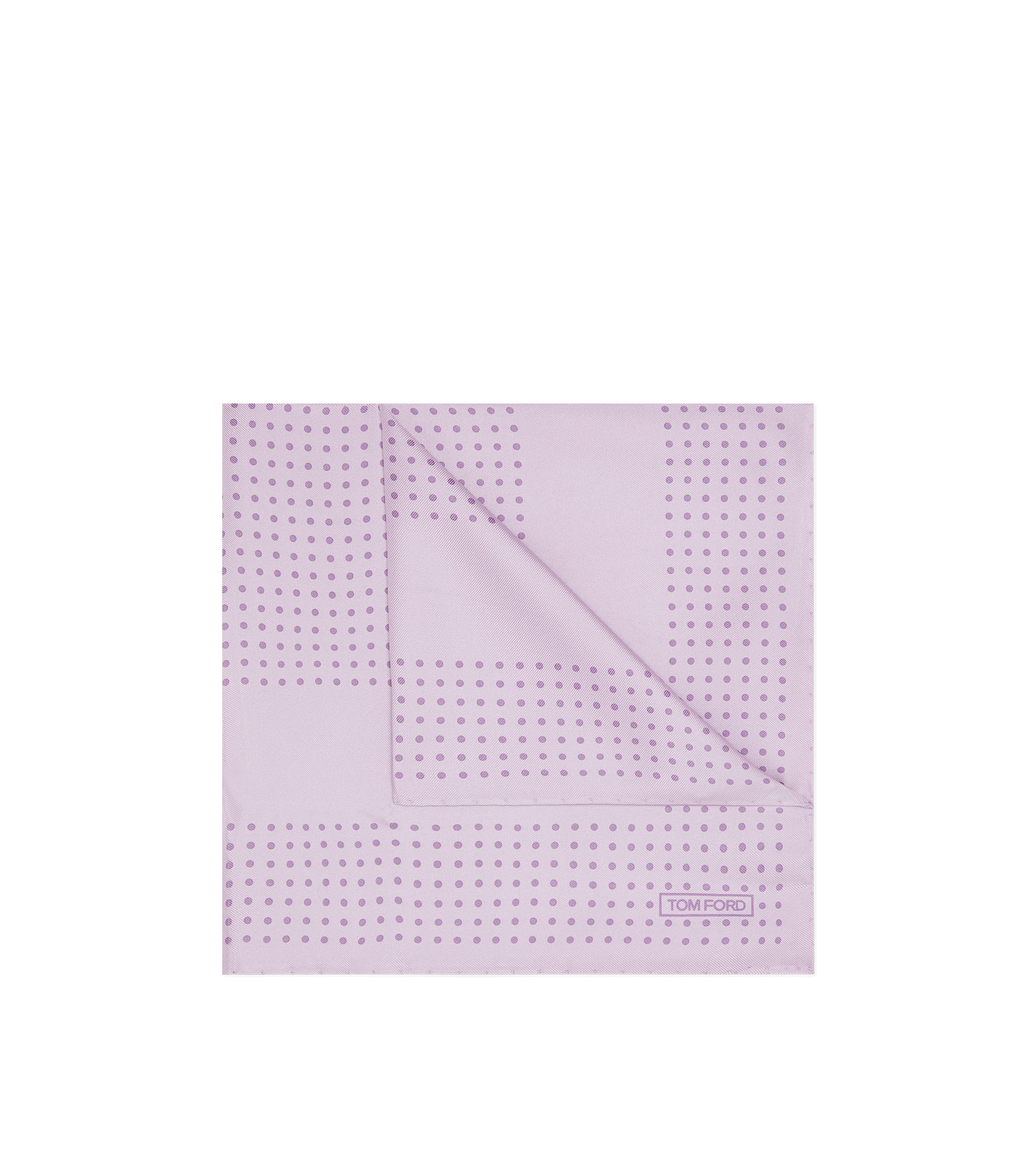FRAMED POLKA DOT POCKET SQUARE - 2