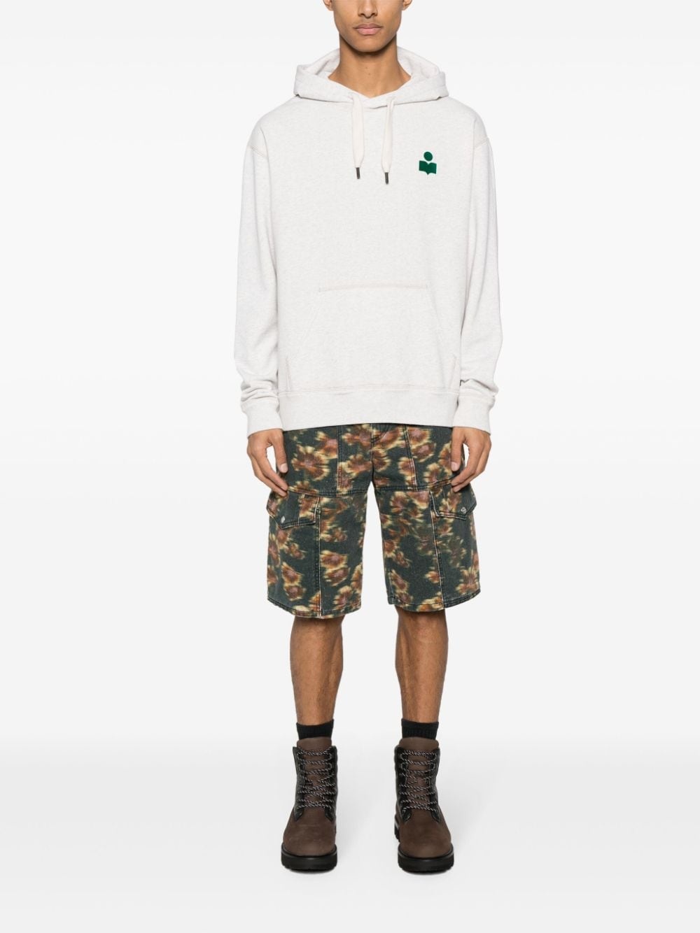 Jemuel abstract-print cargo shorts - 2
