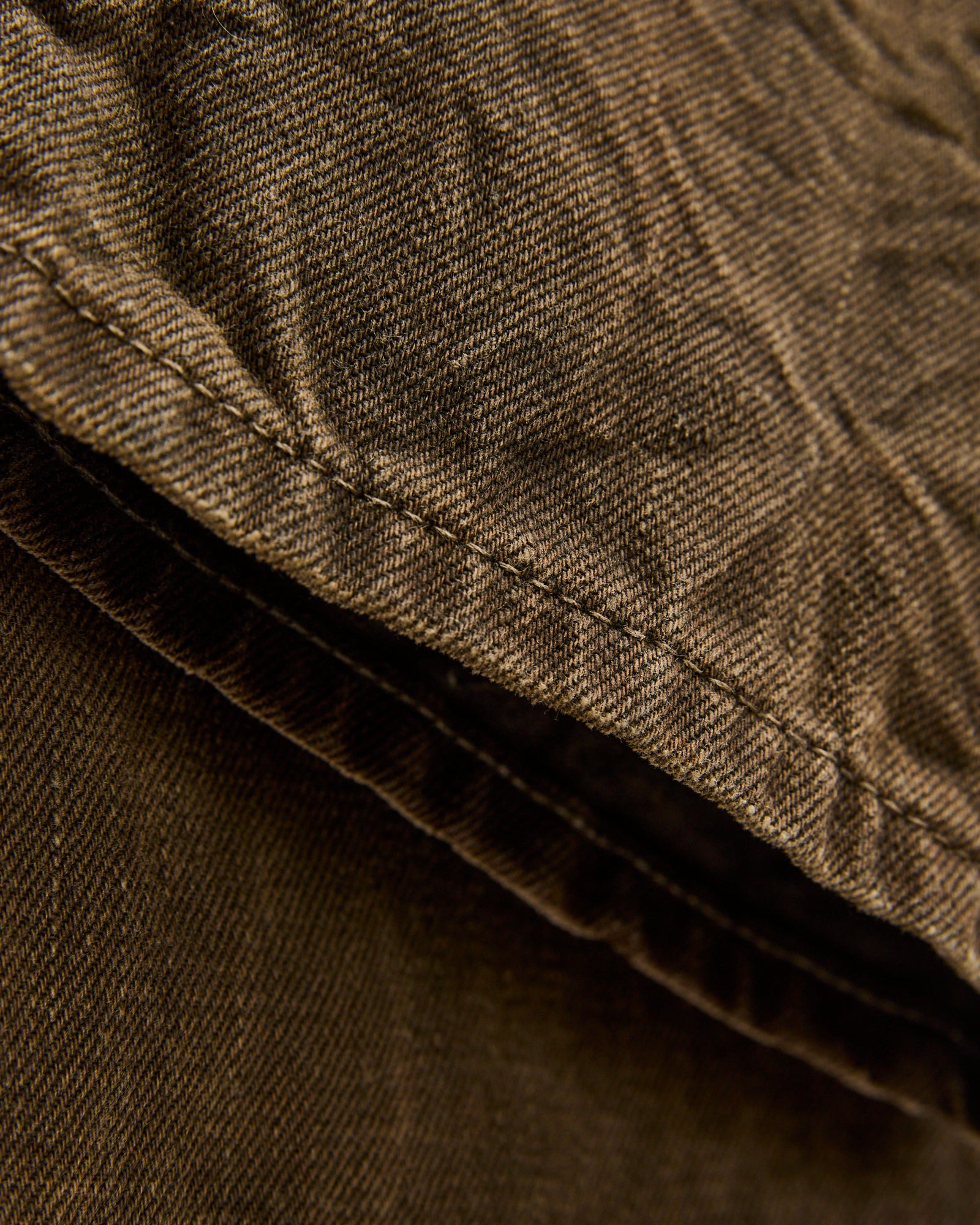 "Distressed Brown" 13.5oz Washed Denim - Slim Fit - 7