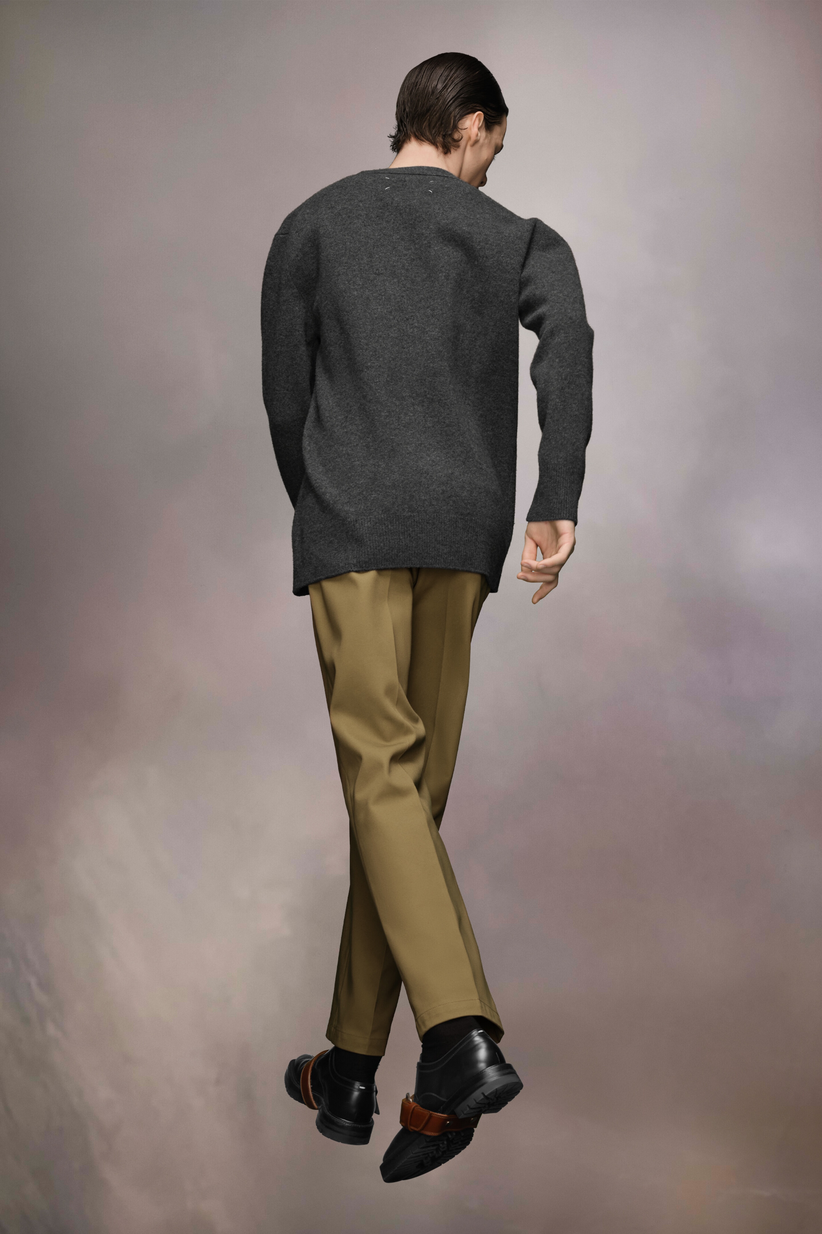 Washed Lambswool Cardigan - 5