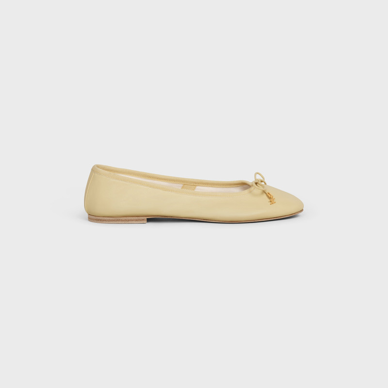 Les Ballerines Celine Ballerina with Laces in Lambskin 1