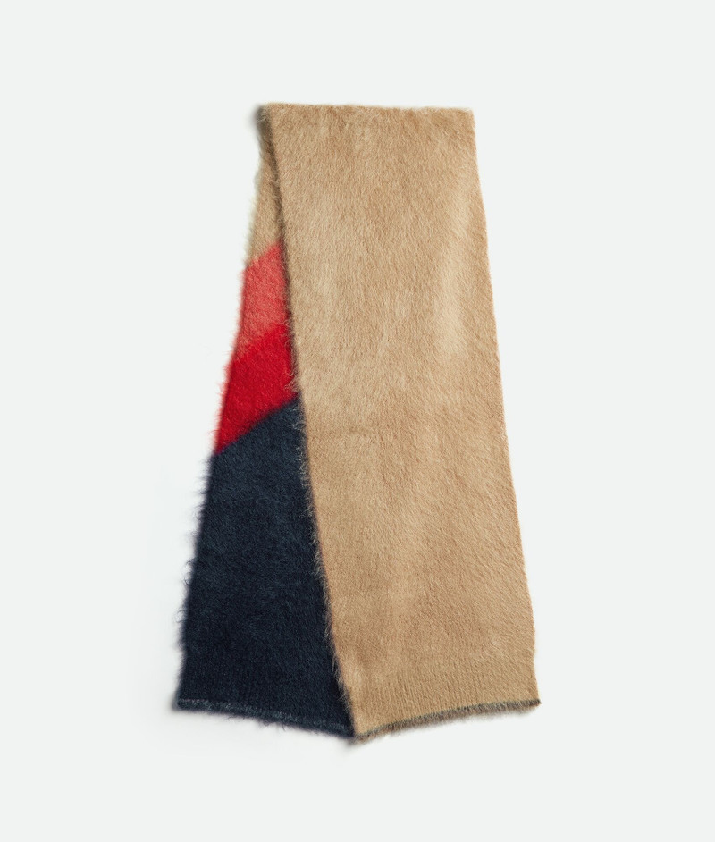 Bottega Veneta double mohair chevron scarf outlook
